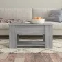 Mesa de centro madera de ingeniería gris Sonoma 79x49x41 cm de vidaXL, Mesas de centro - Ref: Foro24-819276, Precio: 93,63 €,...