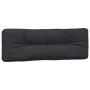 Cojines para palés 7 piezas tela negro de vidaXL, Cojines para sillas y sofás - Ref: Foro24-3188914, Precio: 201,03 €, Descue...