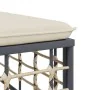 Gartenmöbel-Set 3-teilig anthrazitfarbene PE-Rattankissen von vidaXL, Outdoor-Sofas - Ref: Foro24-3186692, Preis: 241,25 €, R...