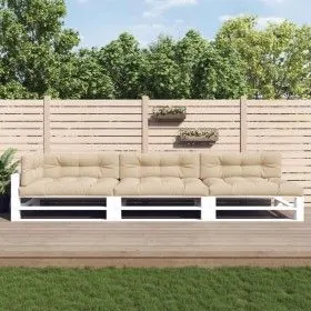 Cojines para palés 7 piezas tela beige de vidaXL, Cojines para sillas y sofás - Ref: Foro24-3188911, Precio: 215,86 €, Descue...
