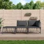 Garden furniture set 3 pieces anthracite PE rattan cushions by vidaXL, Outdoor sofas - Ref: Foro24-3186725, Price: 219,09 €, ...