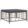 Garden furniture set 7 pieces with anthracite gray PE rattan cushions by vidaXL, Outdoor sofas - Ref: Foro24-3186775, Price: ...