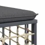 Garden furniture set 7 pieces with anthracite gray PE rattan cushions by vidaXL, Outdoor sofas - Ref: Foro24-3186775, Price: ...
