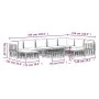Garden furniture set 10 pieces and anthracite PE rattan cushions by vidaXL, Outdoor sofas - Ref: Foro24-3186809, Price: 792,0...