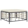 Juego de muebles de jardín 10 pzas y cojines ratán PE antracita de vidaXL, Sofás de exterior - Ref: Foro24-3186808, Precio: 8...