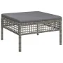 Set de muebles de jardín 6 pzas y cojines ratán sintético gris de vidaXL, Conjuntos de jardín - Ref: Foro24-3187548, Precio: ...