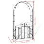Puerta De Arco De Jardín de vidaXL, Pérgolas, arcos y enrejados de jardín - Ref: Foro24-40784, Precio: 106,17 €, Descuento: %