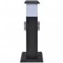 Columna con enchufes y lámpara para el jardín negra de vidaXL, Enchufes de pared - Ref: Foro24-41235, Precio: 38,80 €, Descue...