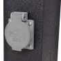 Column with sockets and black garden lamp by vidaXL, wall sockets - Ref: Foro24-41235, Price: 38,80 €, Discount: %