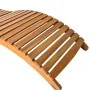 Brown Acacia Solid Wood Lounger by vidaXL, Loungers - Ref: Foro24-46650, Price: 141,91 €, Discount: %