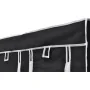 Armarios de tela 2 unidades negro de vidaXL, Armarios roperos - Ref: Foro24-60720, Precio: 79,85 €, Descuento: %