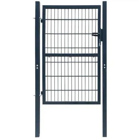Individual 2D fence gate anthracite gray 106x170 cm by vidaXL, garden gates - Ref: Foro24-141742, Price: 207,13 €, Discount: %