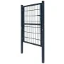 Individuelles 2D-Zauntor Anthrazitgrau 106x170 cm von vidaXL, Gartentore - Ref: Foro24-141742, Preis: 207,13 €, Rabatt: %