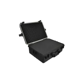 Maletín rígido de transporte negro con espuma 35 litros de vidaXL, Cajas de herramientas - Ref: Foro24-140173, Precio: 99,96 ...