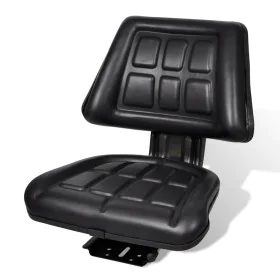 Tractor seat with black backrest by vidaXL, Tractor Accessories and Parts - Ref: Foro24-210156, Price: 99,14 €, Discount: %