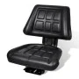 Asiento de tractor con respaldo negro de vidaXL, Accesorios y piezas para tractores - Ref: Foro24-210156, Precio: 99,14 €, De...