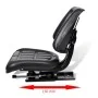 Tractor seat with black backrest by vidaXL, Tractor Accessories and Parts - Ref: Foro24-210156, Price: 99,14 €, Discount: %