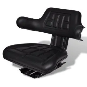 Tractor seat with black backrest by vidaXL, Tractor Accessories and Parts - Ref: Foro24-210202, Price: 104,44 €, Discount: %