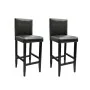 Küchenhocker 2 Einheiten aus schwarzem Kunstleder von vidaXL, Küchenhocker - Ref: Foro24-240071, Preis: 204,80 €, Rabatt: %