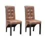 Sillas de comedor 2 unidades de color marrón de vidaXL, Sillas de comedor - Ref: Foro24-241157, Precio: 218,76 €, Descuento: %