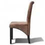 Sillas de comedor 2 unidades de color marrón de vidaXL, Sillas de comedor - Ref: Foro24-241157, Precio: 218,76 €, Descuento: %