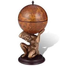 Mueble bar bola del mundo diseño atlas 42x42x85 cm de vidaXL, Armarios para vino y licores - Ref: Foro24-241958, Precio: 214,...