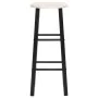Taburetes de cocina 2 unidades MDF negros de vidaXL, Taburetes de cocina - Ref: Foro24-284388, Precio: 61,82 €, Descuento: %