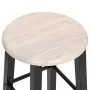 Taburetes de cocina 2 unidades MDF negros de vidaXL, Taburetes de cocina - Ref: Foro24-284388, Precio: 61,82 €, Descuento: %