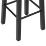 Taburetes de cocina 2 unidades MDF negros de vidaXL, Taburetes de cocina - Ref: Foro24-284388, Precio: 61,82 €, Descuento: %