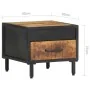 Mesita de noche de madera de mango rugosa 40x40x35 cm de vidaXL, Mesitas de noche - Ref: Foro24-288472, Precio: 71,86 €, Desc...