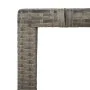 Mesa de jardín ratán PE gris y superficie madera maciza acacia de vidaXL, Mesas de jardín - Ref: Foro24-319549, Precio: 92,37...