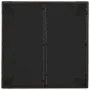 Mesa de jardín superficie de vidrio ratán PE negro 90x90x75 cm de vidaXL, Mesas de jardín - Ref: Foro24-319895, Precio: 111,6...