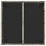 Mesa de jardín superficie de vidrio ratán PE gris 90x90x75 cm de vidaXL, Mesas de jardín - Ref: Foro24-319896, Precio: 105,98...