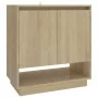 Aparador de madera contrachapada roble Sonoma 70x41x75 cm de vidaXL, Aparadores - Ref: Foro24-809542, Precio: 71,43 €, Descue...