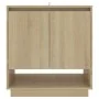 Aparador de madera contrachapada roble Sonoma 70x41x75 cm de vidaXL, Aparadores - Ref: Foro24-809542, Precio: 71,43 €, Descue...