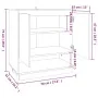 Aparador de madera contrachapada roble Sonoma 70x41x75 cm de vidaXL, Aparadores - Ref: Foro24-809542, Precio: 71,43 €, Descue...