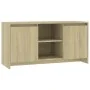 Mueble de TV madera contrachapada roble Sonoma 102x37,5x52,5 cm de vidaXL, Muebles TV - Ref: Foro24-809794, Precio: 66,01 €, ...