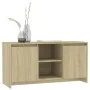 Mueble de TV madera contrachapada roble Sonoma 102x37,5x52,5 cm de vidaXL, Muebles TV - Ref: Foro24-809794, Precio: 66,01 €, ...
