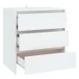 Aparador de madera contrachapada blanco 70x41x75 cm de vidaXL, Aparadores - Ref: Foro24-809746, Precio: 80,11 €, Descuento: %