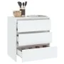 Aparador de madera contrachapada blanco 70x41x75 cm de vidaXL, Aparadores - Ref: Foro24-809746, Precio: 80,11 €, Descuento: %