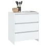 Aparador de madera contrachapada blanco 70x41x75 cm de vidaXL, Aparadores - Ref: Foro24-809746, Precio: 80,11 €, Descuento: %
