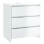 Bright white plywood sideboard 70x41x75 cm by vidaXL, Sideboards - Ref: Foro24-809752, Price: 84,74 €, Discount: %