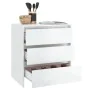 Bright white plywood sideboard 70x41x75 cm by vidaXL, Sideboards - Ref: Foro24-809752, Price: 84,74 €, Discount: %