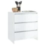 Bright white plywood sideboard 70x41x75 cm by vidaXL, Sideboards - Ref: Foro24-809752, Price: 84,74 €, Discount: %