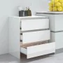 Bright white plywood sideboard 70x41x75 cm by vidaXL, Sideboards - Ref: Foro24-809752, Price: 84,74 €, Discount: %