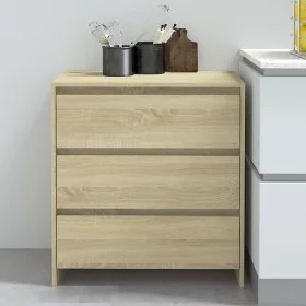 Sonoma oak plywood sideboard 70x41x75 cm by vidaXL, Sideboards - Ref: Foro24-809749, Price: 83,91 €, Discount: %