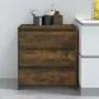 Aparador madera contrachapada color roble ahumado 70x41x75 cm de vidaXL, Aparadores - Ref: Foro24-813005, Precio: 85,12 €, De...