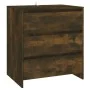 Aparador madera contrachapada color roble ahumado 70x41x75 cm de vidaXL, Aparadores - Ref: Foro24-813005, Precio: 85,12 €, De...