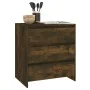 Aparador madera contrachapada color roble ahumado 70x41x75 cm de vidaXL, Aparadores - Ref: Foro24-813005, Precio: 85,12 €, De...