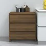 Aparador de madera contrachapada marrón roble 70x41x75 cm de vidaXL, Aparadores - Ref: Foro24-813007, Precio: 83,11 €, Descue...